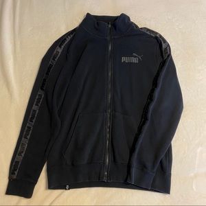 Puma Black Zip-Up